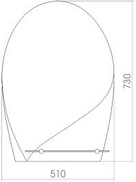 Mixline Зеркало Престиж Грация 51 – фотография-2